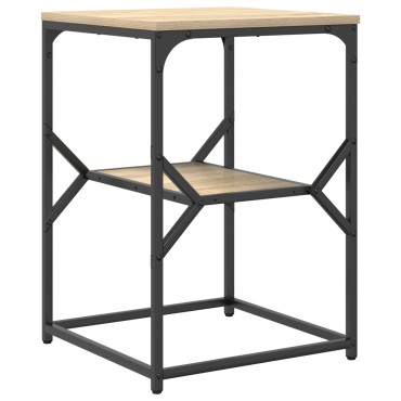 vidaXL Τραπέζι Πλευρικό Σονομά Οξιάς 41x40x60cm Κατασκευασμένο Ξύλο 1 τεμ.