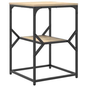 vidaXL Τραπέζι Πλευρικό Σονομά Οξιάς 41x40x60cm Κατασκευασμένο Ξύλο 1 τεμ.