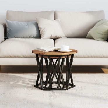 vidaXL Σετ Σκαμπό 2 τεμ. από Ανακυκλωμένο Ξύλο 50x50x40cm