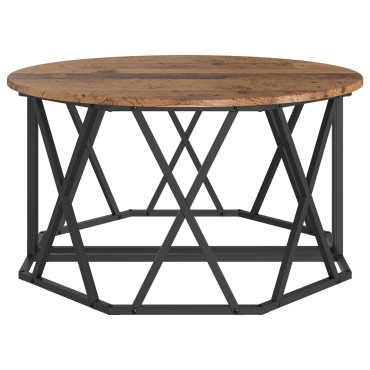 vidaXL Τραπέζι Καφέ από Παλαιό Ξύλο 80x80x42cm 1 τεμ.