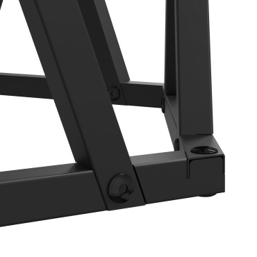vidaXL Τραπεζάκια Σαλονιού Nesting 3 τεμ. Μαύρο Ξύλο 53x53x40cm
