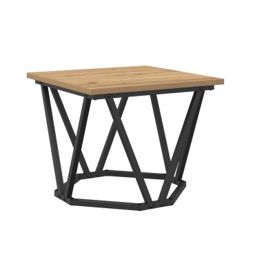 vidaXL Τραπεζάκια 3 τεμ. από Ξύλο Δρυός 40x40x32cm