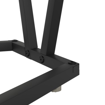 vidaXL Τραπεζάκι σαλονιού Καπνιστό Δρύς 80x40x40.5 εκ 1 τεμ.