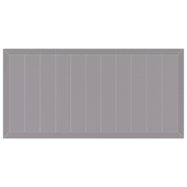 vidaXL Τραπεζάκι Κήπου Ανοιχτό Γκρι 200x100x73cm Πολλυ Ράτα 1 τεμ.
