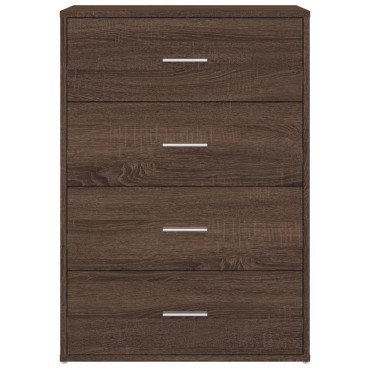 vidaXL Ντουλάπι Καφέ Δρυς 60x31x84cm από Επεξεργ. Ξύλο 1 τεμ.