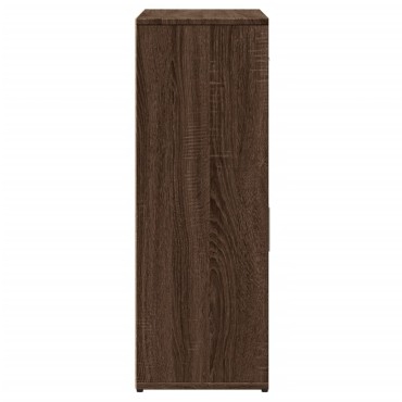 vidaXL Βοηθητικό Ντουλάπι Καφέ Δρυς 60x30x84cm από Επεξεργασμένο Ξύλο 1 τεμ.
