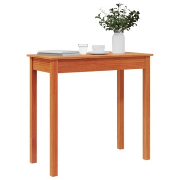 vidaXL Τραπέζι κονσόλα Καφέ Κεριού 80x40x75cm Μασίφ Ξύλο Πεύκου 1 τεμ.