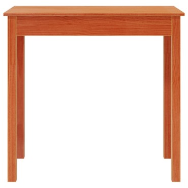 vidaXL Τραπέζι κονσόλα Καφέ Κεριού 80x40x75cm Μασίφ Ξύλο Πεύκου 1 τεμ.