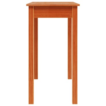 vidaXL Τραπέζι κονσόλα Καφέ Κεριού 80x40x75cm Μασίφ Ξύλο Πεύκου 1 τεμ.
