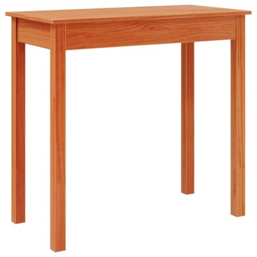 vidaXL Τραπέζι κονσόλα Καφέ Κεριού 80x40x75cm Μασίφ Ξύλο Πεύκου 1 τεμ.