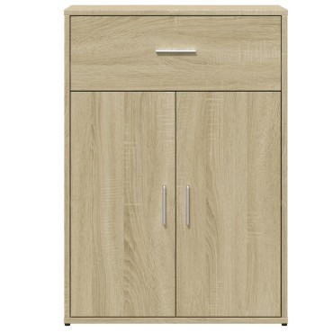 vidaXL Βοηθητικά Ντουλάπια 2 τεμ. Sonoma Δρυς 60x30x84cm Επεξ. Ξύλο