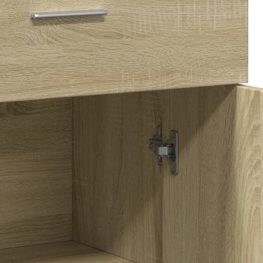 vidaXL Βοηθητικά Ντουλάπια 2 τεμ. Sonoma Δρυς 60x30x84cm Επεξ. Ξύλο