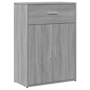vidaXL Βοηθητικά Ντουλάπια 2 τεμ. Γκρι Sonoma 60x30x84cm Επεξ. Ξύλο