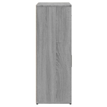 vidaXL Βοηθητικά Ντουλάπια 2 τεμ. Γκρι Sonoma 60x30x84cm Επεξ. Ξύλο