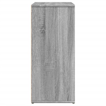vidaXL Βοηθητικά Ντουλάπια 2 τεμ. Γκρι Sonoma 60x31x70cm Επεξ. Ξύλο