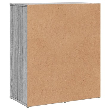 vidaXL Βοηθητικά Ντουλάπια 2 τεμ. Γκρι Sonoma 60x31x70cm Επεξ. Ξύλο