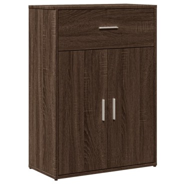 vidaXL Βοηθητικά Ντουλάπια 2 τεμ. Καφέ Δρυς 60x30x84cm Επεξ. Ξύλο