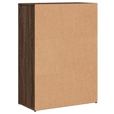 vidaXL Βοηθητικά Ντουλάπια 2 τεμ. Καφέ Δρυς 60x30x84cm Επεξ. Ξύλο