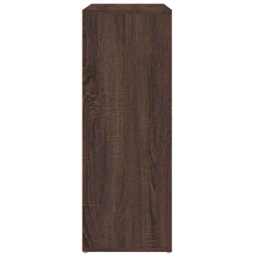 vidaXL Βοηθητικά Ντουλάπια 2 τεμ. Καφέ Δρυς 60x31x84cm Επεξ. Ξύλο