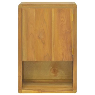 vidaXL Ντουλάπι Μπάνιου Επιτοίχιο 45x30x70cm από Μασίφ Ξύλο Teak 1 τεμ.