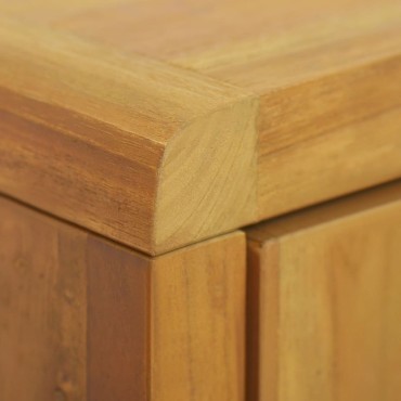 vidaXL Ντουλάπι Μπάνιου Επιτοίχιο 45x30x70cm από Μασίφ Ξύλο Teak 1 τεμ.