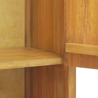 vidaXL Ντουλάπι Μπάνιου Επιτοίχιο 45x30x70cm από Μασίφ Ξύλο Teak 1 τεμ.
