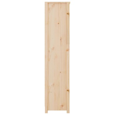 vidaXL Βιβλιοθήκη 80x35x154cm από Μασίφ Ξύλο Πεύκου 1 τεμ.