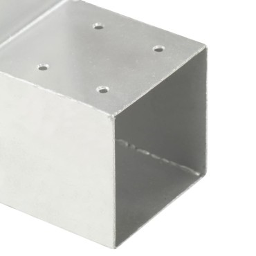 vidaXL Σύνδεσμος Στύλου Σχήματος L 101x101 χιλ. από Γαλβανισμ. Μέταλλο
