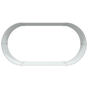 vidaXL Κήπος Ανυψωμένο Κρεβάτι Καφέ 160x80x44 εκ Γαλβανισμένο Ατσάλι