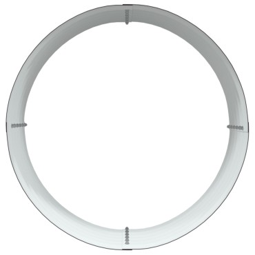 vidaXL Κήπος Υψηλό Κρεβάτι Καφέ 80x80x44 εκ. από Γαλβανισμένο Ατσάλι