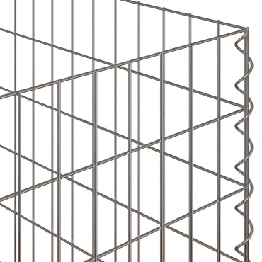 vidaXL Τετράγωνος Κομποστοποιητής 100x100x50cm Σίδερο