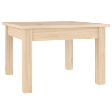 vidaXL Τραπεζάκι Σαλονιού Γκρι 45x45x30cm από Μασίφ Ξύλο Πεύκου 1 τεμ.