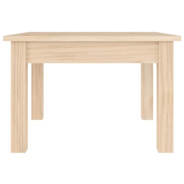 vidaXL Τραπεζάκι Σαλονιού Γκρι 45x45x30cm από Μασίφ Ξύλο Πεύκου 1 τεμ.