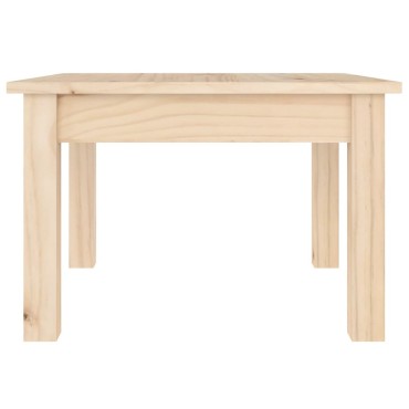 vidaXL Τραπεζάκι Σαλονιού Γκρι 45x45x30cm από Μασίφ Ξύλο Πεύκου 1 τεμ.