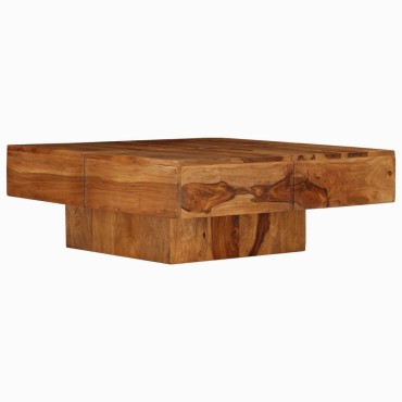 vidaXL Τραπεζάκι Σαλονιού 80x80x30cm από Μασίφ Ξύλο Ακακίας 1 τεμ.