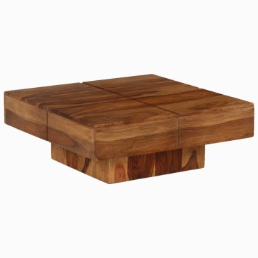 vidaXL Τραπεζάκι Σαλονιού 80x80x30cm από Μασίφ Ξύλο Ακακίας 1 τεμ.