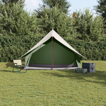 vidaXL Τέντα Κατασκήνωσης A-Frame 5 Ατόμων Αδιάβροχη Πράσινη