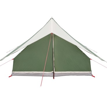 vidaXL Τέντα Κατασκήνωσης A-Frame 5 Ατόμων Αδιάβροχη Πράσινη
