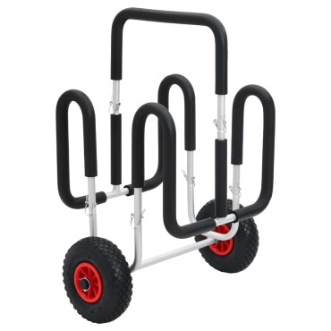 vidaXL Καροτσάκι SUP για 2 σανίδες σερφ 90 κ. Αλουμινίου