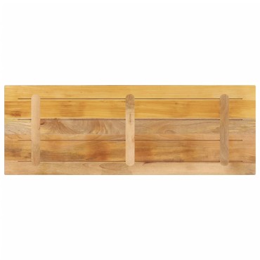 vidaXL Επιφάνεια Τραπεζιού Ορθογώνια 140x60x2,5cm Μασίφ Ξύλο Μάνγκο 1 τεμ.