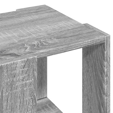 vidaXL Τραπεζάκι Σαλονιού Γκρι Sonoma 32x32x30cm Επεξεργασμένο Ξύλο 1 τεμ.