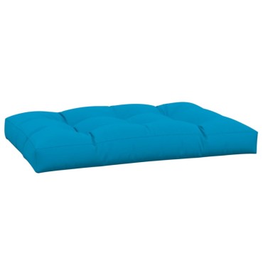 vidaXL Μαξιλάρι Παλέτας Μπλε 120x80x12cm Υφασμάτινο