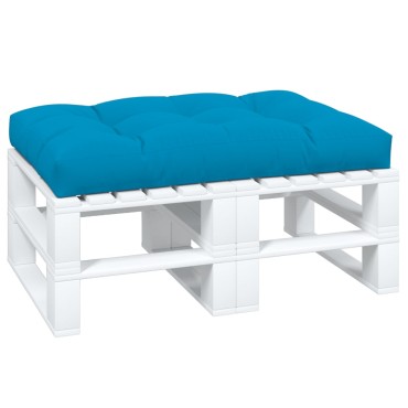 vidaXL Μαξιλάρι Παλέτας Μπλε 120x80x12cm Υφασμάτινο