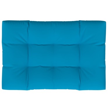 vidaXL Μαξιλάρι Παλέτας Μπλε 120x80x12cm Υφασμάτινο