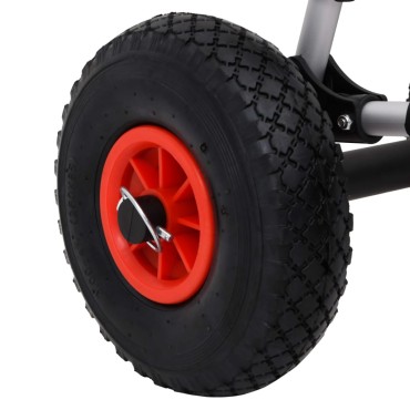 vidaXL Καροτσάκι SUP για ιστιοσανίδα Πτυσσόμενο 45 κ. Αλουμινίου