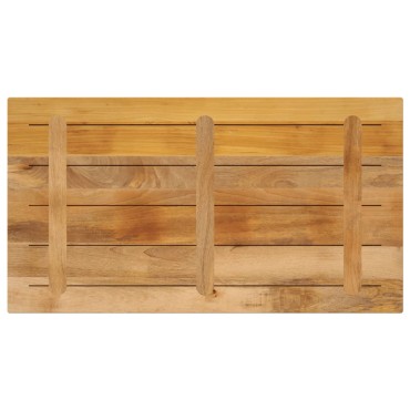 vidaXL Επιφάνεια Τραπεζιού Ορθογώνια 120x70x2,5cm Μασίφ Ξύλο Μάνγκο 1 τεμ.