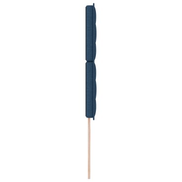 vidaXL Κεφαλάρι Γραμμών Σχεδίου Μπλε Ύφασμα 90x7x88cm 1 τεμ.