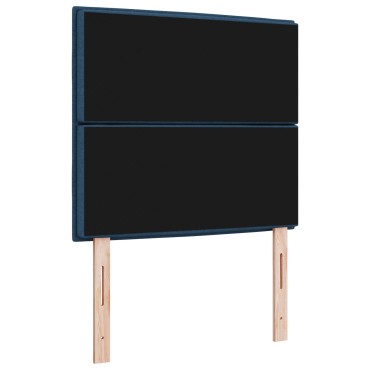 vidaXL Κεφαλάρι Γραμμών Σχεδίου Μπλε Ύφασμα 90x7x88cm 1 τεμ.
