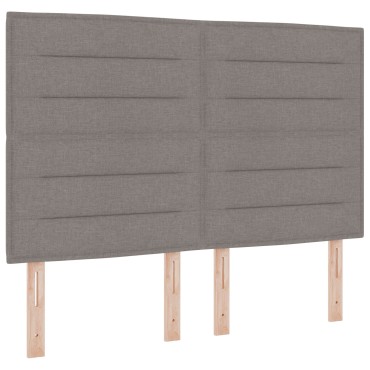 vidaXL Κεφαλάρι Καφέ Ύφασμα 160x7x128cm 1 τεμ.