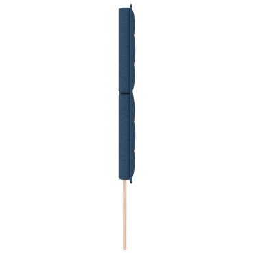 vidaXL Κεφαλάρι Γραμμών Σχέδιο Μπλε Ύφασμα 160x7x128cm 1 τεμ.